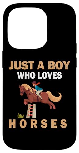 Süß Just A Boy Who Loves Horses Animals Herren und Jungen Hülle für iPhone 14 Pro Süß Just A Boy Who Loves Horses Animals Herren und Jungen Hülle für iPhone 14 Pro von Just a Boy who loves Apparel for men and boys