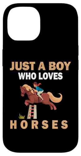 Süß Just A Boy Who Loves Horses Animals Herren und Jungen Hülle für iPhone 14 Süß Just A Boy Who Loves Horses Animals Herren und Jungen Hülle für iPhone 14 von Just a Boy who loves Apparel for men and boys