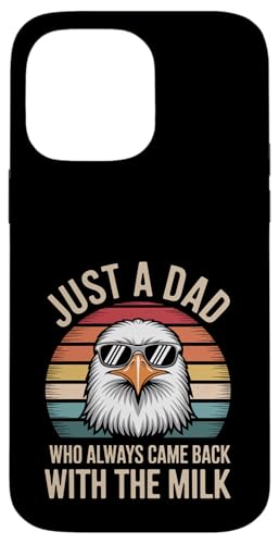 Adler Lustiger Vatertag Papa Milch Hülle für iPhone 14 Pro Max Adler Lustiger Vatertag Papa Milch Hülle für iPhone 14 Pro Max von Just a Dad who always came back with the Milk