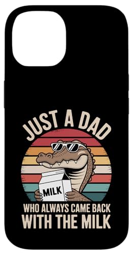 Lustige Vatertagsmilch mit Alligatormotiv Hülle für iPhone 14 Lustige Vatertagsmilch mit Alligatormotiv Hülle für iPhone 14 von Just a Dad who always came back with the Milk