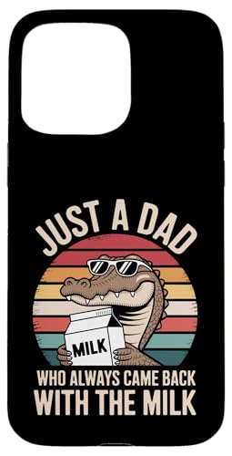 Lustige Vatertagsmilch mit Alligatormotiv Hülle für iPhone 15 Pro Max Lustige Vatertagsmilch mit Alligatormotiv Hülle für iPhone 15 Pro Max von Just a Dad who always came back with the Milk
