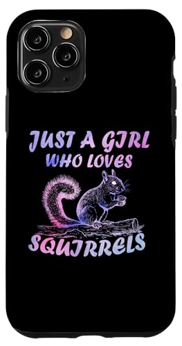 Cute Just A Girl Who Loves Eichhörnchen Tiere Frauen und Mädchen Hülle für iPhone 11 Pro Cute Just A Girl Who Loves Eichhörnchen Tiere Frauen und Mädchen Hülle für iPhone 11 Pro von Just a girl who loves Apparel for girls and women