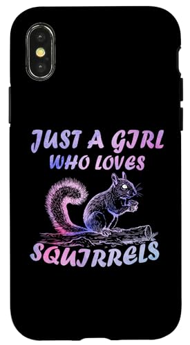 Cute Just A Girl Who Loves Eichhörnchen Tiere Frauen und Mädchen Hülle für iPhone X/XS Cute Just A Girl Who Loves Eichhörnchen Tiere Frauen und Mädchen Hülle für iPhone X/XS von Just a girl who loves Apparel for girls and women