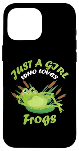 Cute Just A Girl Who Loves Frosch Animals Women and Girls Hülle für iPhone 16 Pro Max Cute Just A Girl Who Loves Frosch Animals Women and Girls Hülle für iPhone 16 Pro Max von Just a girl who loves Apparel for girls and women