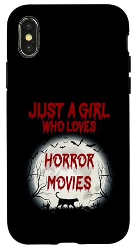 Cute Just A Girl Who Loves Horrorfilme Women and Girls Hülle für iPhone X/XS Cute Just A Girl Who Loves Horrorfilme Women and Girls Hülle für iPhone X/XS von Just a girl who loves Apparel for girls and women