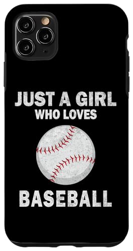 Süß, nur ein Mädchen, das Baseballsport liebt, Frauen und Mädchen Hülle für iPhone 11 Pro Max Süß, nur ein Mädchen, das Baseballsport liebt, Frauen und Mädchen Hülle für iPhone 11 Pro Max von Just a girl who loves Apparel for girls and women