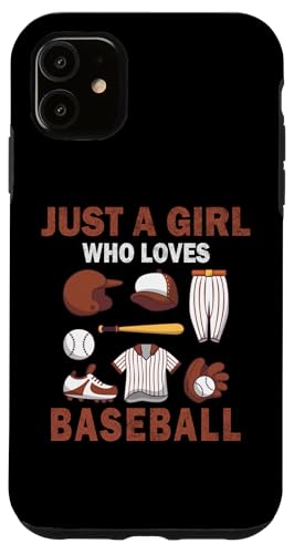 Süß, nur ein Mädchen, das Baseballsport liebt, Frauen und Mädchen Hülle für iPhone 11 Süß, nur ein Mädchen, das Baseballsport liebt, Frauen und Mädchen Hülle für iPhone 11 von Just a girl who loves Apparel for girls and women