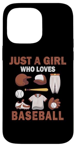 Süß, nur ein Mädchen, das Baseballsport liebt, Frauen und Mädchen Hülle für iPhone 14 Pro Max Süß, nur ein Mädchen, das Baseballsport liebt, Frauen und Mädchen Hülle für iPhone 14 Pro Max von Just a girl who loves Apparel for girls and women