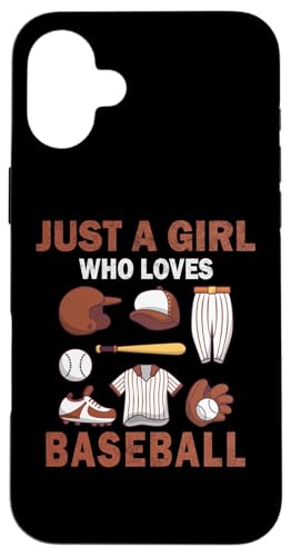 Süß, nur ein Mädchen, das Baseballsport liebt, Frauen und Mädchen Hülle für iPhone 16 Plus Süß, nur ein Mädchen, das Baseballsport liebt, Frauen und Mädchen Hülle für iPhone 16 Plus von Just a girl who loves Apparel for girls and women