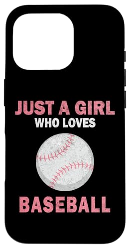 Süß, nur ein Mädchen, das Baseballsport liebt, Frauen und Mädchen Hülle für iPhone 16 Pro Süß, nur ein Mädchen, das Baseballsport liebt, Frauen und Mädchen Hülle für iPhone 16 Pro von Just a girl who loves Apparel for girls and women