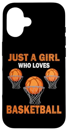 Süß, nur ein Mädchen, das Basketballsport liebt, Frauen und Mädchen Hülle für iPhone 16 Süß, nur ein Mädchen, das Basketballsport liebt, Frauen und Mädchen Hülle für iPhone 16 von Just a girl who loves Apparel for girls and women