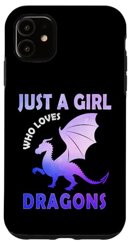 Süß, nur ein Mädchen, das Dinosaurier-Tiere liebt, Frauen und Mädchen Hülle für iPhone 11 Süß, nur ein Mädchen, das Dinosaurier-Tiere liebt, Frauen und Mädchen Hülle für iPhone 11 von Just a girl who loves Apparel for girls and women