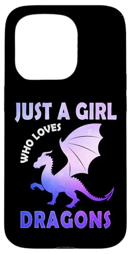 Süß, nur ein Mädchen, das Dinosaurier-Tiere liebt, Frauen und Mädchen Hülle für iPhone 15 Pro von Just a girl who loves Apparel for girls and women