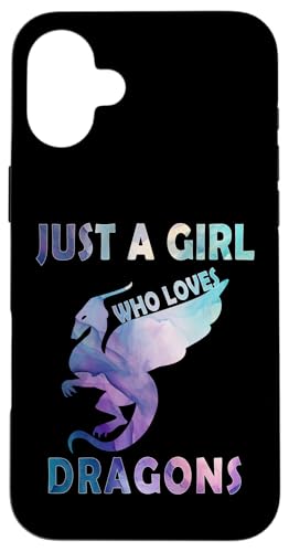 Süß, nur ein Mädchen, das Dinosaurier-Tiere liebt, Frauen und Mädchen Hülle für iPhone 16 Plus von Just a girl who loves Apparel for girls and women