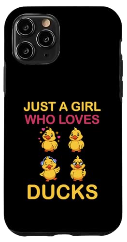 Süß, nur ein Mädchen, das Enten und Tiere liebt, Frauen und Mädchen. Hülle für iPhone 11 Pro Süß, nur ein Mädchen, das Enten und Tiere liebt, Frauen und Mädchen. Hülle für iPhone 11 Pro von Just a girl who loves Apparel for girls and women