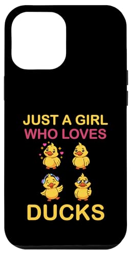 Süß, nur ein Mädchen, das Enten und Tiere liebt, Frauen und Mädchen. Hülle für iPhone 12 Pro Max Süß, nur ein Mädchen, das Enten und Tiere liebt, Frauen und Mädchen. Hülle für iPhone 12 Pro Max von Just a girl who loves Apparel for girls and women