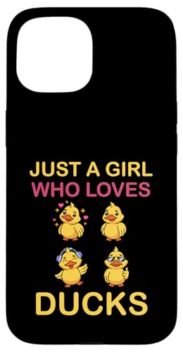 Süß, nur ein Mädchen, das Enten und Tiere liebt, Frauen und Mädchen. Hülle für iPhone 15 Süß, nur ein Mädchen, das Enten und Tiere liebt, Frauen und Mädchen. Hülle für iPhone 15 von Just a girl who loves Apparel for girls and women