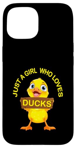 Süß, nur ein Mädchen, das Enten und Tiere liebt, Frauen und Mädchen. Hülle für iPhone 15 Süß, nur ein Mädchen, das Enten und Tiere liebt, Frauen und Mädchen. Hülle für iPhone 15 von Just a girl who loves Apparel for girls and women