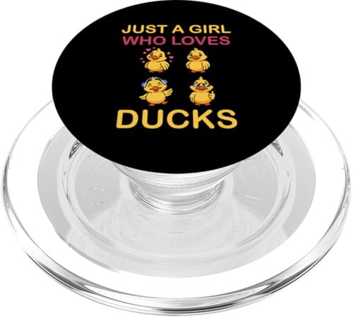 Süß, nur ein Mädchen, das Enten und Tiere liebt, Frauen und Mädchen. PopSockets PopGrip für MagSafe Süß, nur ein Mädchen, das Enten und Tiere liebt, Frauen und Mädchen. PopSockets PopGrip für MagSafe von Just a girl who loves Apparel for girls and women