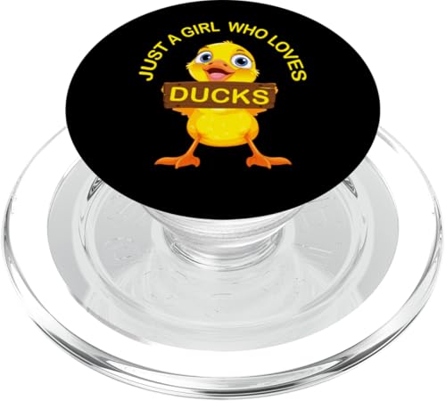 Süß, nur ein Mädchen, das Enten und Tiere liebt, Frauen und Mädchen. PopSockets PopGrip für MagSafe Süß, nur ein Mädchen, das Enten und Tiere liebt, Frauen und Mädchen. PopSockets PopGrip für MagSafe von Just a girl who loves Apparel for girls and women