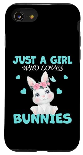 Süß, nur ein Mädchen, das Hasen und Tiere liebt, Damen und Mädchen Hülle für iPhone SE (2020) / 7 / 8 von Just a girl who loves Apparel for girls and women