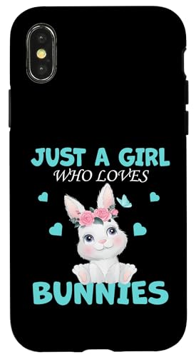 Süß, nur ein Mädchen, das Hasen und Tiere liebt, Damen und Mädchen Hülle für iPhone X/XS Süß, nur ein Mädchen, das Hasen und Tiere liebt, Damen und Mädchen Hülle für iPhone X/XS von Just a girl who loves Apparel for girls and women