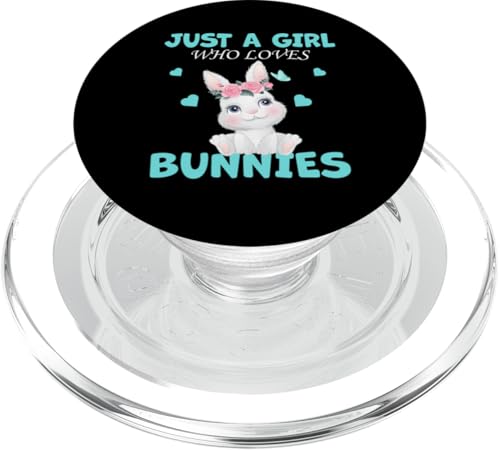 Süß, nur ein Mädchen, das Hasen und Tiere liebt, Damen und Mädchen PopSockets PopGrip für MagSafe Süß, nur ein Mädchen, das Hasen und Tiere liebt, Damen und Mädchen PopSockets PopGrip für MagSafe von Just a girl who loves Apparel for girls and women