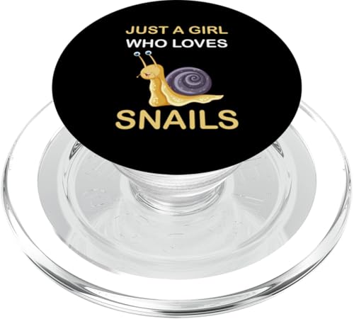 Süß, nur ein Mädchen, das Schnecken und Tiere liebt, Damen und Mädchen PopSockets PopGrip für MagSafe Süß, nur ein Mädchen, das Schnecken und Tiere liebt, Damen und Mädchen PopSockets PopGrip für MagSafe von Just a girl who loves Apparel for girls and women