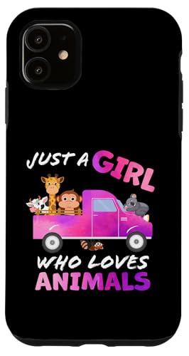 Süß, nur ein Mädchen, das Tiere liebt, Frauen und Mädchen Hülle für iPhone 11 Süß, nur ein Mädchen, das Tiere liebt, Frauen und Mädchen Hülle für iPhone 11 von Just a girl who loves Apparel for girls and women