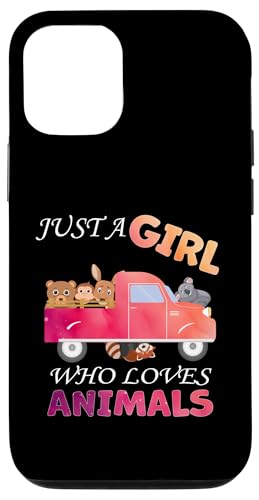 Süß, nur ein Mädchen, das Tiere liebt, Frauen und Mädchen Hülle für iPhone 12/12 Pro Süß, nur ein Mädchen, das Tiere liebt, Frauen und Mädchen Hülle für iPhone 12/12 Pro von Just a girl who loves Apparel for girls and women