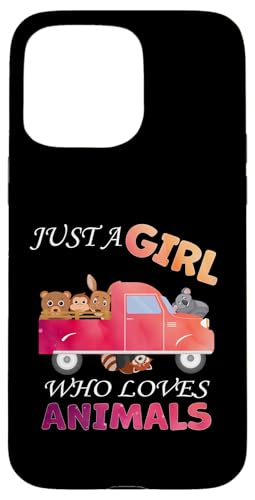 Süß, nur ein Mädchen, das Tiere liebt, Frauen und Mädchen Hülle für iPhone 15 Pro Max Süß, nur ein Mädchen, das Tiere liebt, Frauen und Mädchen Hülle für iPhone 15 Pro Max von Just a girl who loves Apparel for girls and women