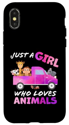Süß, nur ein Mädchen, das Tiere liebt, Frauen und Mädchen Hülle für iPhone X/XS Süß, nur ein Mädchen, das Tiere liebt, Frauen und Mädchen Hülle für iPhone X/XS von Just a girl who loves Apparel for girls and women