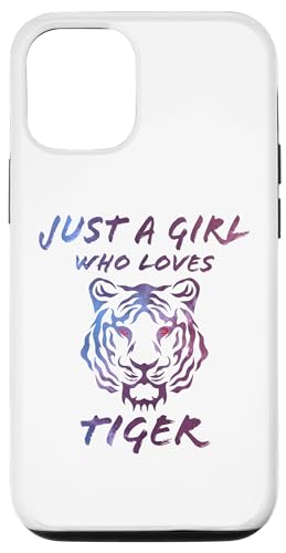 Süß, nur ein Mädchen, das Tigertiere liebt, Frauen und Mädchen Hülle für iPhone 12/12 Pro Süß, nur ein Mädchen, das Tigertiere liebt, Frauen und Mädchen Hülle für iPhone 12/12 Pro von Just a girl who loves Apparel for girls and women