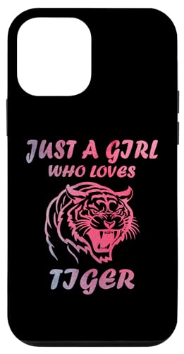 Süß, nur ein Mädchen, das Tigertiere liebt, Frauen und Mädchen Hülle für iPhone 12 mini Süß, nur ein Mädchen, das Tigertiere liebt, Frauen und Mädchen Hülle für iPhone 12 mini von Just a girl who loves Apparel for girls and women