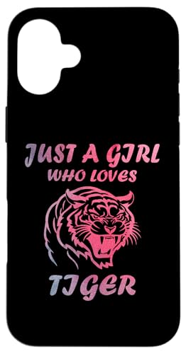Süß, nur ein Mädchen, das Tigertiere liebt, Frauen und Mädchen Hülle für iPhone 16 Plus Süß, nur ein Mädchen, das Tigertiere liebt, Frauen und Mädchen Hülle für iPhone 16 Plus von Just a girl who loves Apparel for girls and women