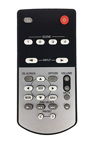 Ersatz-Fernbedienung kompatibel mit Yamaha RX-A2010 RXA2010BL RAV41 RX-A3010 WY19980 RX-A2010BL RXA2010 RXA3010 Audio Video AV Receiver von JustFine