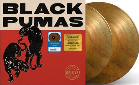 Black Pumas Brown Vinyl, Lava Colored, Limited Edition von Justchee