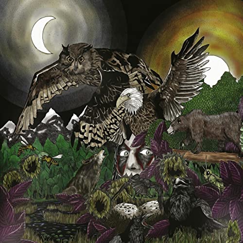 Feathers & Flesh (Purple+Black Marbled in Gatefold [Vinyl LP] von Justchee