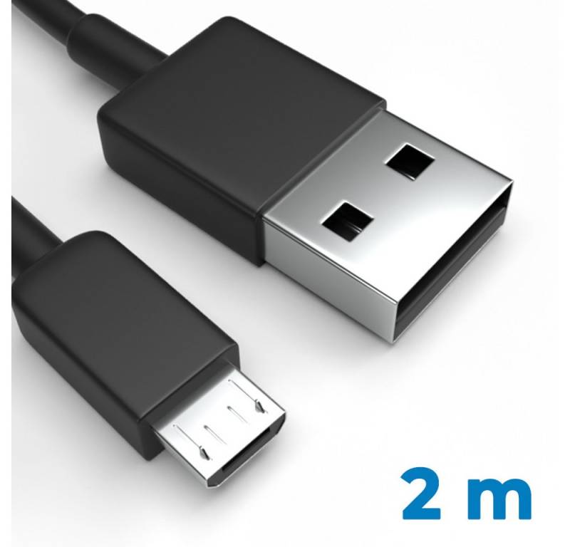 Justcom Cubot X18 USB-Kabel, Micro-USB, USB-A (200 cm), Schnellladekabel, Datenkabel, Handy, Tablet von Justcom