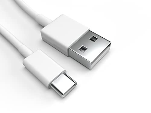 Justcom USB-C Ladekabel für Google Pixel 3a Weiß 2 m Handy Schnellladekabel Datenkabel von Justcom