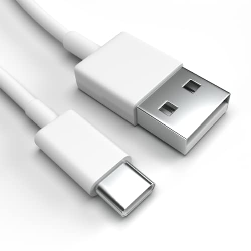 Justcom USB-C Ladekabel für Google Pixel 4a Weiß 2 m Handy Schnellladekabel Datenkabel von Justcom