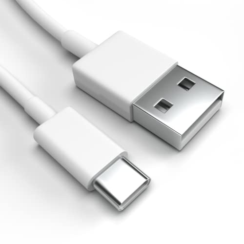 Justcom USB-C Ladekabel für Oppo A74 Weiß 3 m Handy Schnellladekabel Datenkabel von Justcom