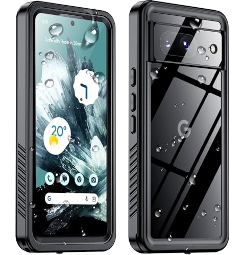 Justcool Google Pixel 8 Handyhülle, wasserdicht, strapazierfähig, robust, 360-Grad-Schutz, IP68-Wasserbeständigkeit, Fallschutz in Militärqualität, Schwarz Justcool Google Pixel 8 Handyhülle, wasserdicht, strapazierfähig, robust, 360-Grad-Schutz, IP68-Wasserbeständigkeit, Fallschutz in Militärqualität, Schwarz von Justcool