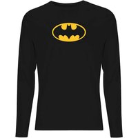 DC Justice League Core Batman Logo Unisex Long Sleeve T-Shirt - Black - XS von Justice League