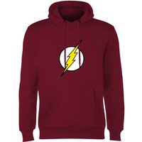 Justice League Flash Logo Hoodie - Burgundy - L von Justice League