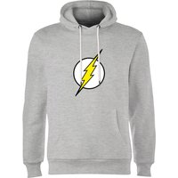 Justice League Flash Logo Hoodie - Grey - S von Justice League