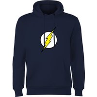 Justice League Flash Logo Hoodie - Navy - L von Justice League