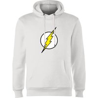 Justice League Flash Logo Hoodie - White - L von Justice League