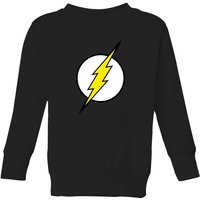 Justice League Flash Logo Kids' Sweatshirt - Black - 3-4 Jahre von Justice League