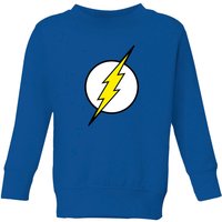 Justice League Flash Logo Kids' Sweatshirt - Blue - 11-12 Jahre von Justice League